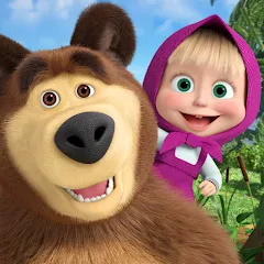 Скачать взломанную Masha and the Bear Educational  [МОД Unlocked] - полная версия apk на Андроид