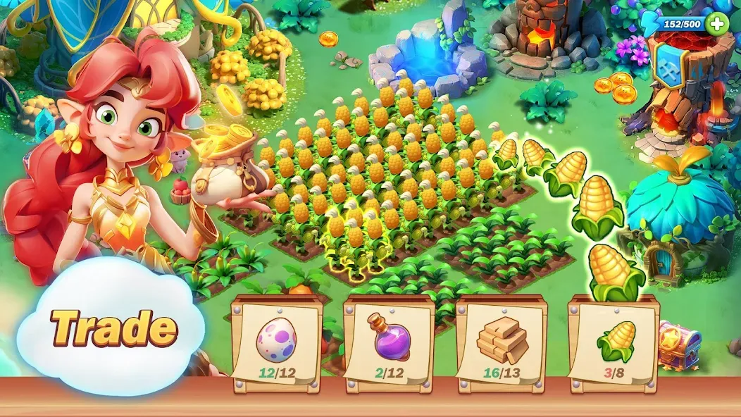 Pixie Island - Farming Game (Пикси Айленд)  [МОД Меню] Screenshot 3