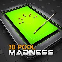 Взломанная 3D Pool Madness (Пул Безумие)  [МОД Unlimited Money] - стабильная версия apk на Андроид