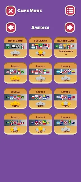 Country Flags World Quiz Game  [МОД Много монет] Screenshot 2