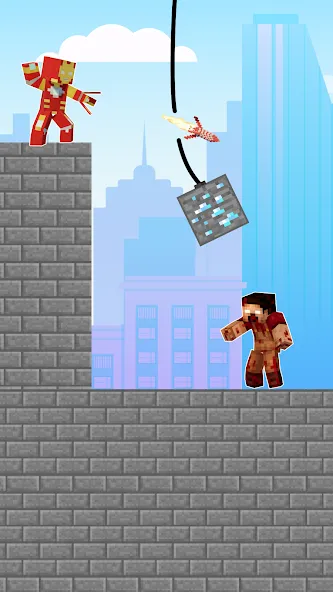 City Hero: Crime Shoot Puzzle (Хиро Крафт Пазлы)  [МОД Mega Pack] Screenshot 3