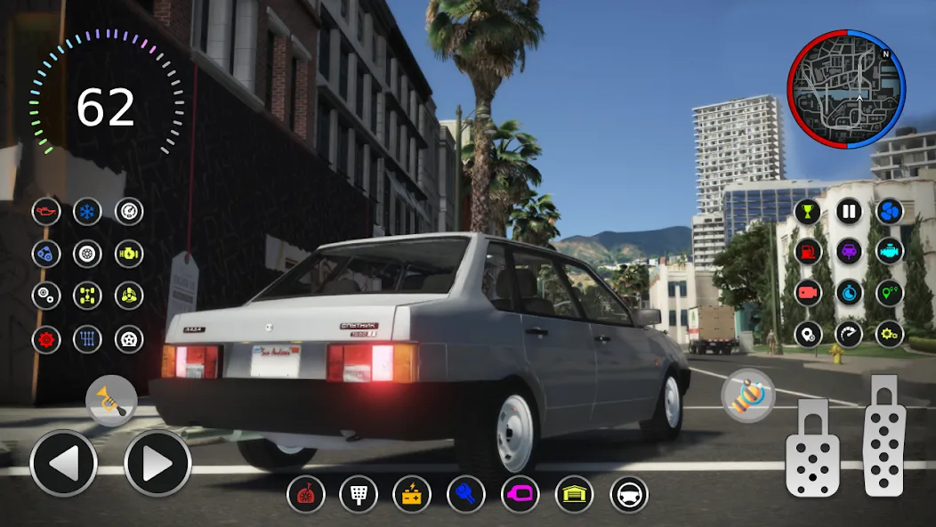 21099 Lada: Russian Racer Max  [МОД Menu] Screenshot 4