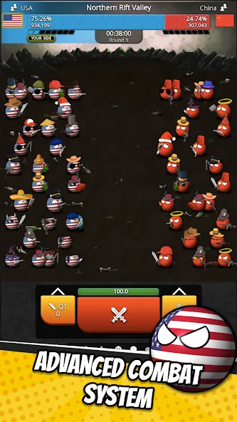 e-Sim Countryball Be President  [МОД Menu] Screenshot 2