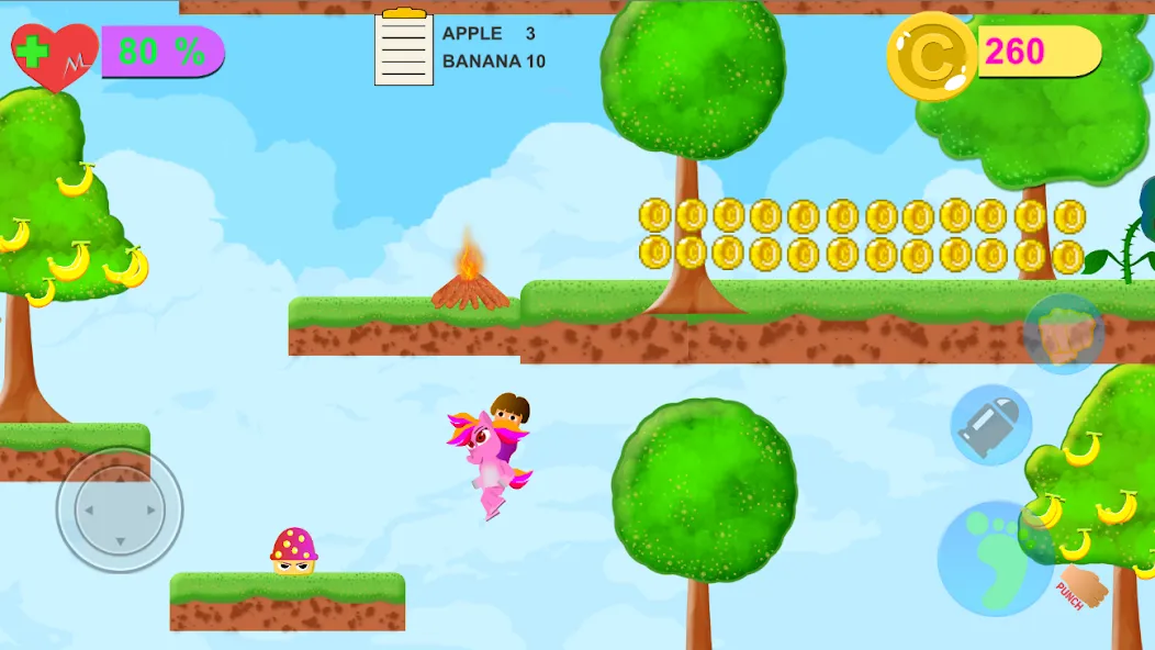 Dora Riding Pony Escape Jungle (Дора на Пони Едет из Джунглей)  [МОД Menu] Screenshot 2