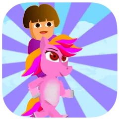 Взлом Dora Riding Pony Escape Jungle (Дора на Пони Едет из Джунглей)  [МОД Menu] - полная версия apk на Андроид