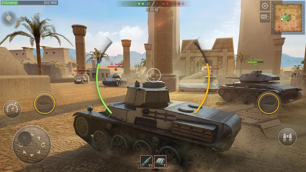 Battle Tanks: Tank Games WW2 (Бэтл Тэнкс)  [МОД Бесконечные монеты] Screenshot 3