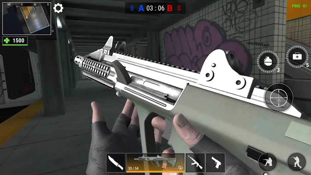 Modern Gun: Shooting War Games (Модерн Ган)  [МОД Бесконечные деньги] Screenshot 3