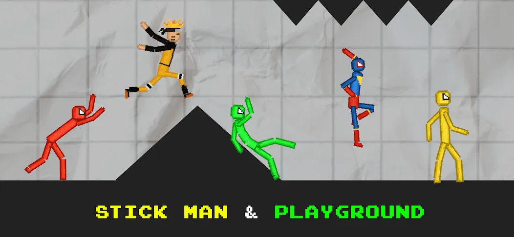 Stickman Playground (тикман Плейграунд)  [МОД Unlimited Money] Screenshot 3