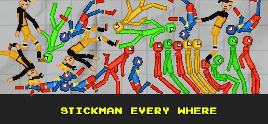 Stickman Playground (тикман Плейграунд)  [МОД Unlimited Money] Screenshot 5