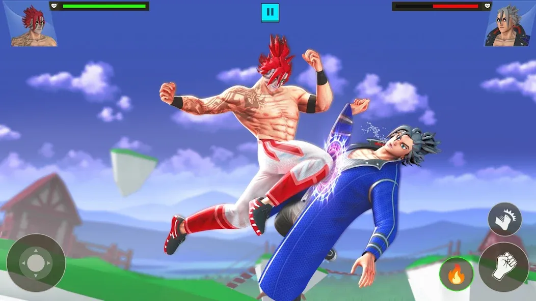 Anime Fighting Game (Аниме Файтинг Гейм)  [МОД Unlimited Money] Screenshot 1