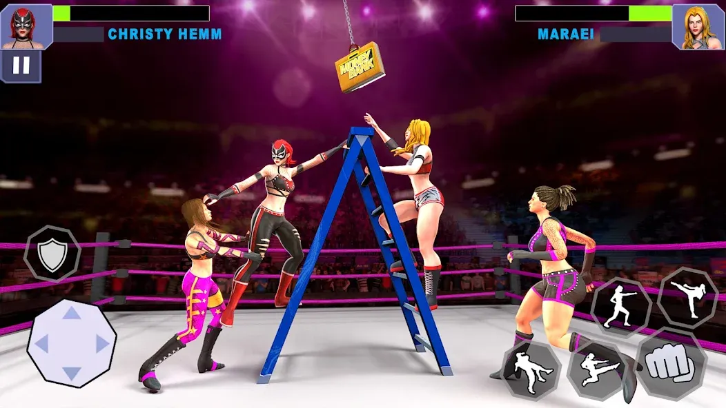 Bad Girls Wrestling Game  [МОД Все открыто] Screenshot 3