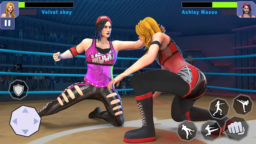 Bad Girls Wrestling Game  [МОД Все открыто] Screenshot 4