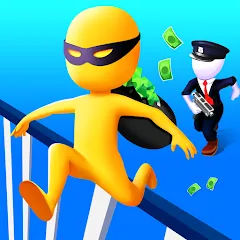 Скачать взлом Thief Run Race 3D: Fun Race  [МОД Бесконечные монеты] - последняя версия apk на Андроид