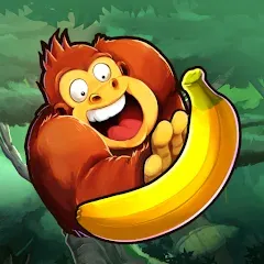 Взломанная Banana Kong (Банана Конг)  [МОД Меню] - стабильная версия apk на Андроид