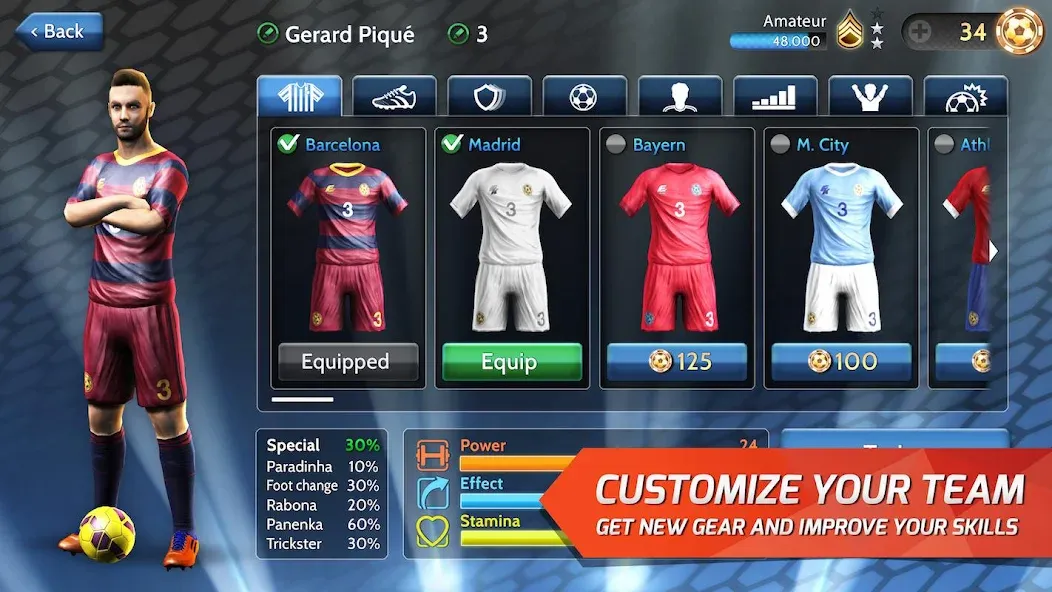 Final Kick: Online Soccer (Финаль кик)  [МОД Unlocked] Screenshot 5