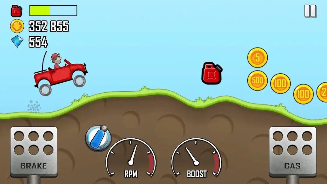 Hill Climb Racing (Хилл Клайм Рейсинг)  [МОД Menu] Screenshot 1