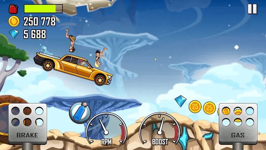 Hill Climb Racing (Хилл Клайм Рейсинг)  [МОД Menu] Screenshot 3