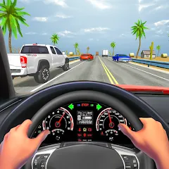 Взломанная Traffic Racing In Car Driving (Трафик Рейсинг Ин Кар Драйвинг)  [МОД Много монет] - стабильная версия apk на Андроид