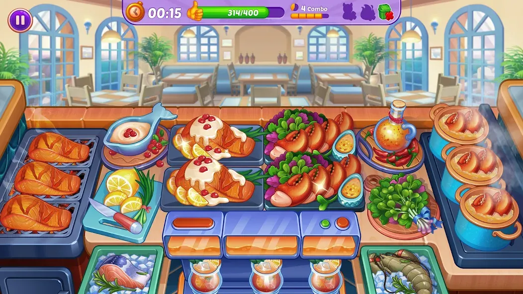 Cooking Crush - Cooking Game (Кукинг Краш)  [МОД Много денег] Screenshot 2