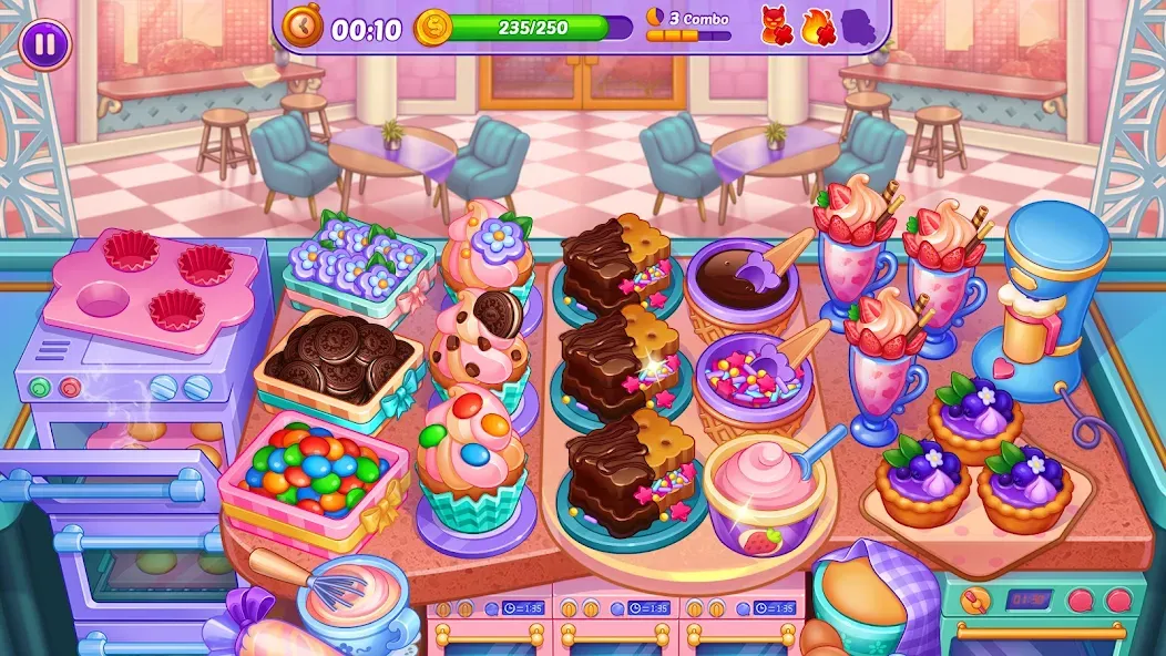 Cooking Crush - Cooking Game (Кукинг Краш)  [МОД Много денег] Screenshot 3