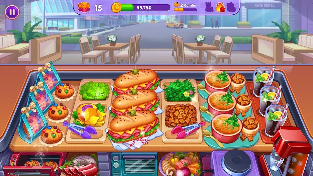 Cooking Crush - Cooking Game (Кукинг Краш)  [МОД Много денег] Screenshot 4