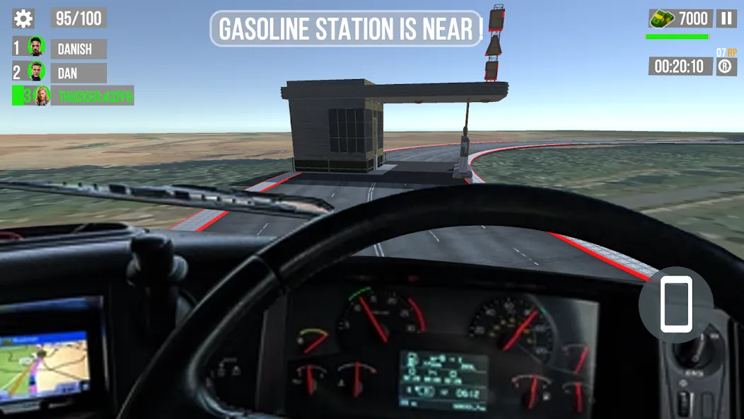 Euro Truck Gas Station Games  [МОД Много монет] Screenshot 3