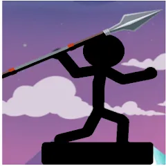 Скачать взломанную Spear war with Stickman (Спир вар)  [МОД Много монет] - полная версия apk на Андроид