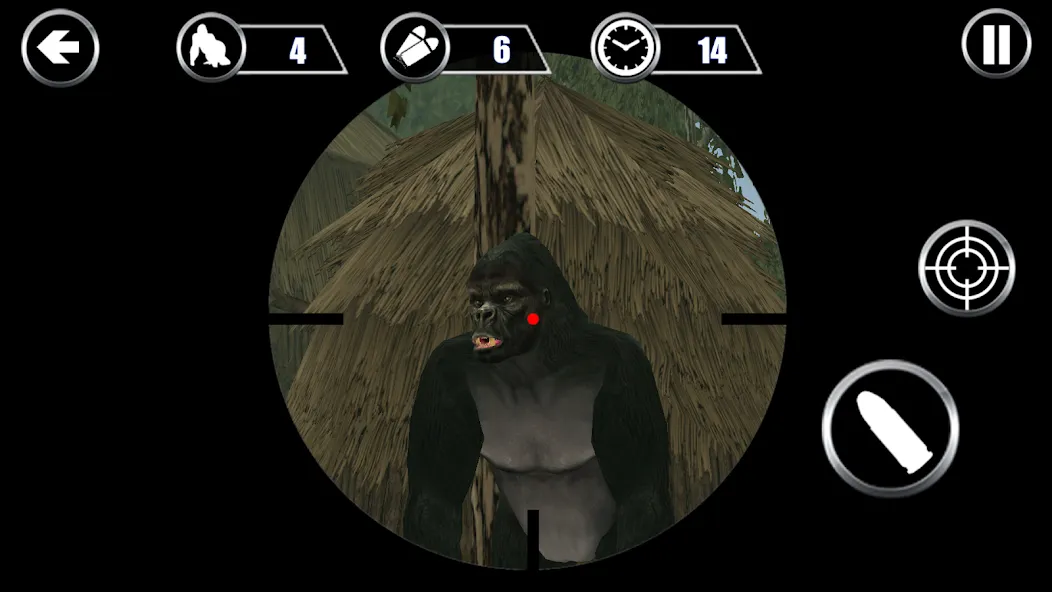 Gorilla Hunter: Hunting games (Горилла Хантер)  [МОД Меню] Screenshot 4