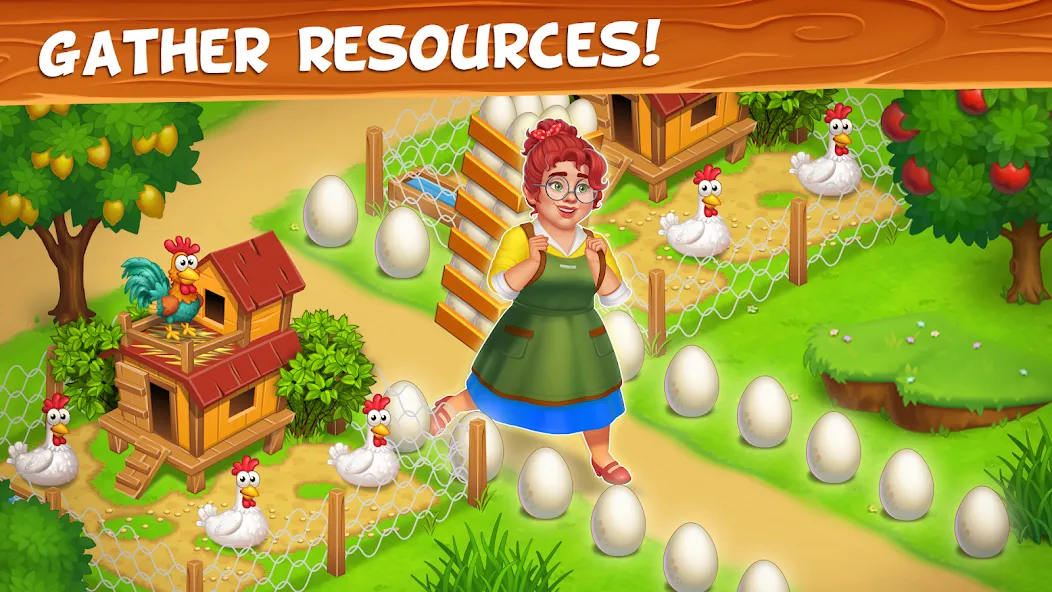 Farm Town - Family Farming Day (Фарм Таун)  [МОД Много монет] Screenshot 3