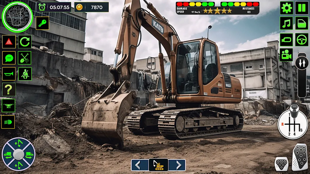 Real Road Construction Games (Реал Роад Конструкшн Геймс)  [МОД Много монет] Screenshot 2