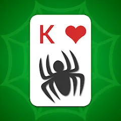 Взломанная Spider Solitaire Classic  [МОД Mega Pack] - полная версия apk на Андроид