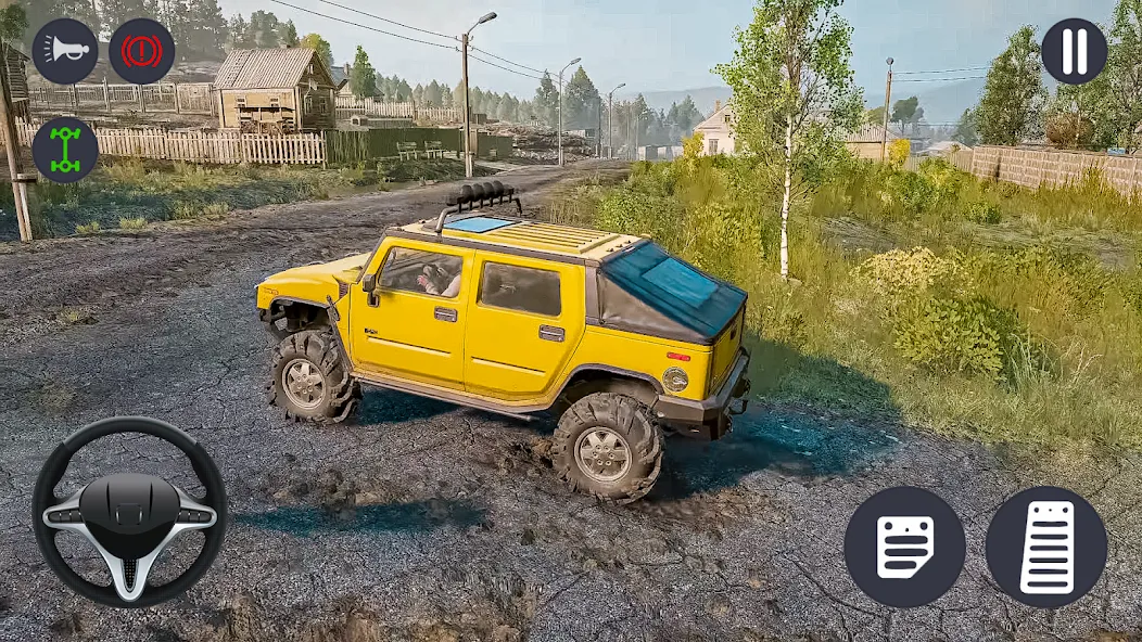 4x4 Jeep Offroad Car Driving (Джип Оффроуд Автомобиль Вождения)  [МОД Много денег] Screenshot 5