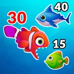 Скачать взломанную Big Eat Fish Games Shark Games  [МОД Menu] - полная версия apk на Андроид