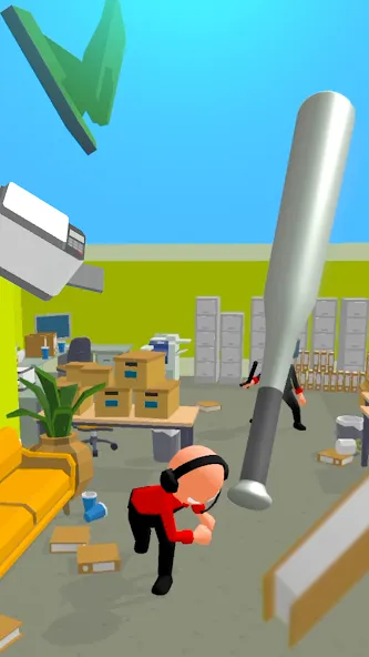 Crazy Office — Slap & Smash  [МОД Бесконечные монеты] Screenshot 4