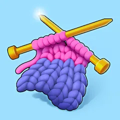 Взлом Cozy Knitting: Sorting games (Кози Ниттинг)  [МОД Unlocked] - полная версия apk на Андроид