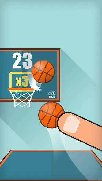 Basketball FRVR - Dunk Shoot (Баскетбол ФРВР)  [МОД Mega Pack] Screenshot 3