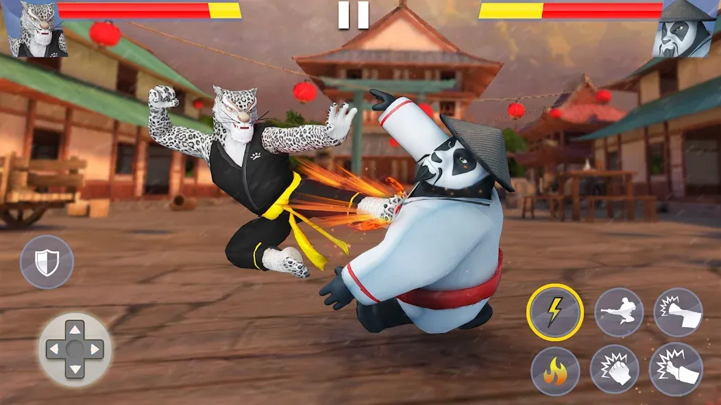 Kung Fu Animal: Fighting Games (Кунгфу животное)  [МОД Меню] Screenshot 2