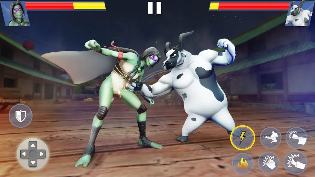 Kung Fu Animal: Fighting Games (Кунгфу животное)  [МОД Меню] Screenshot 3