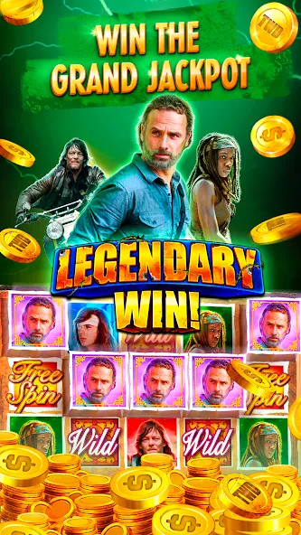 The Walking Dead Casino Slots (Зе Вокинг Дед Казино Слотс)  [МОД Меню] Screenshot 5