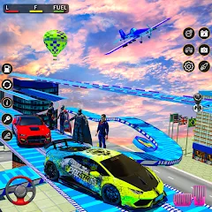 Скачать взломанную Rampa Car Game: GT Car stunts (Мега Рэмпс)  [МОД Mega Pack] - полная версия apk на Андроид