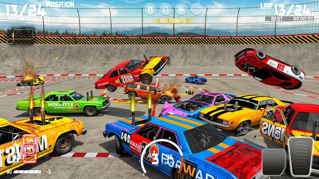 Demolition Derby: Car Games  [МОД Бесконечные деньги] Screenshot 2