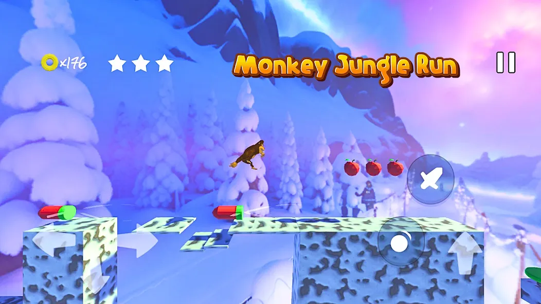 Monkey jungle run kong gorilla  [МОД Бесконечные деньги] Screenshot 4