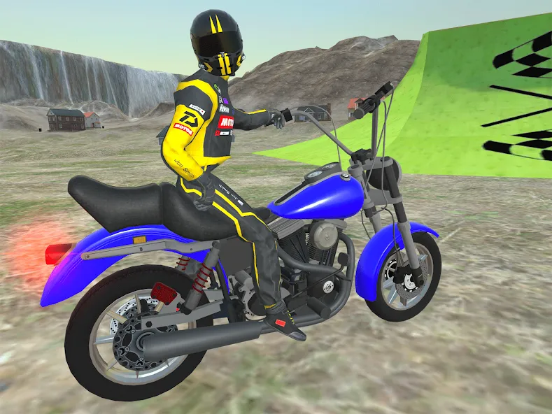 Moto bike Driving: Mega Ramp  [МОД Menu] Screenshot 1