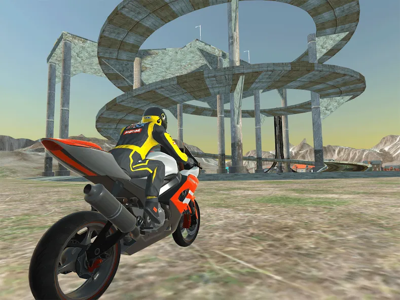 Moto bike Driving: Mega Ramp  [МОД Menu] Screenshot 3