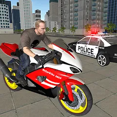 Взлом Bike Driving: Police Chase  [МОД Много денег] - последняя версия apk на Андроид