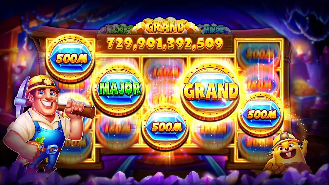 Jackpot Wins - Slots Casino (Джекпот Винс)  [МОД Бесконечные монеты] Screenshot 2