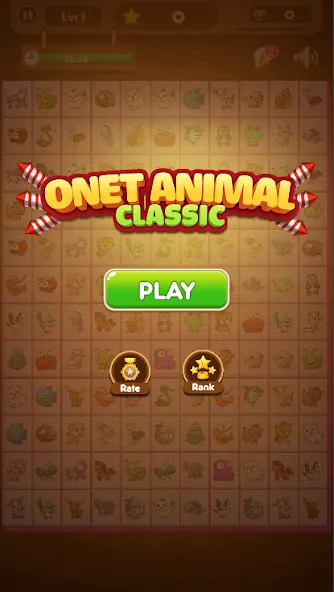 Onet Connect Animal Game (Онет Соединить Животные игра)  [МОД Бесконечные деньги] Screenshot 1