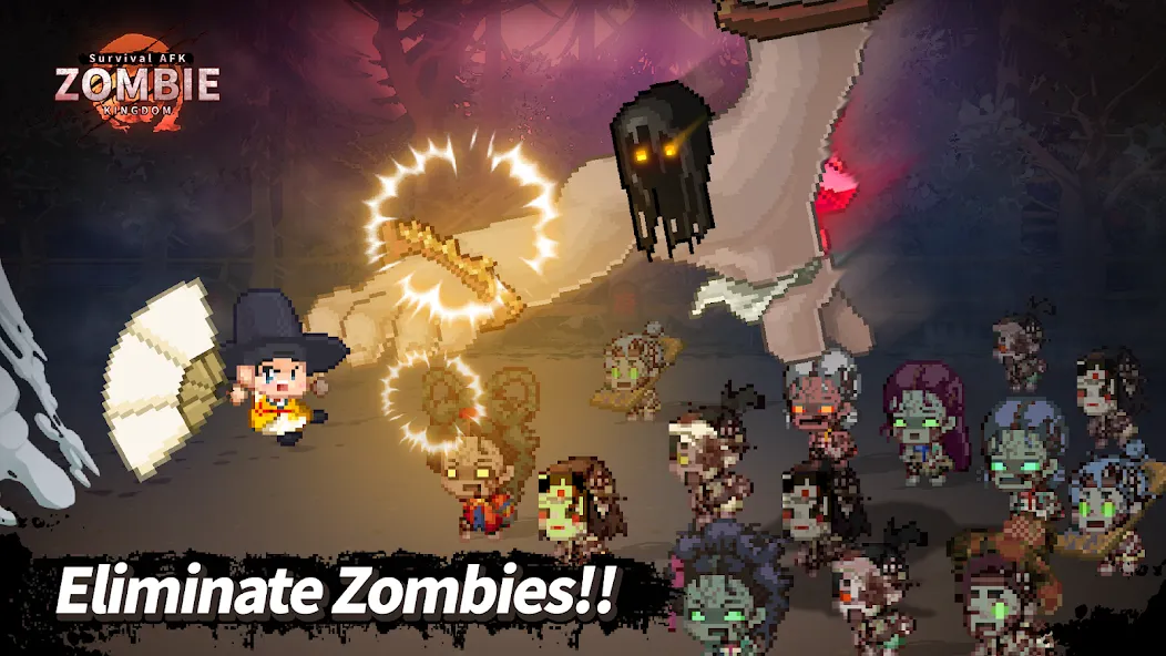 ZOMBIE Kingdom : Idle RPG (ЗОМБИ Кингдом)  [МОД Бесконечные деньги] Screenshot 5