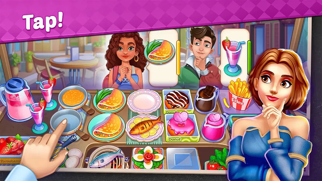 My Cafe Shop : Cooking Games (Мой Кафе Шоп)  [МОД Бесконечные монеты] Screenshot 1