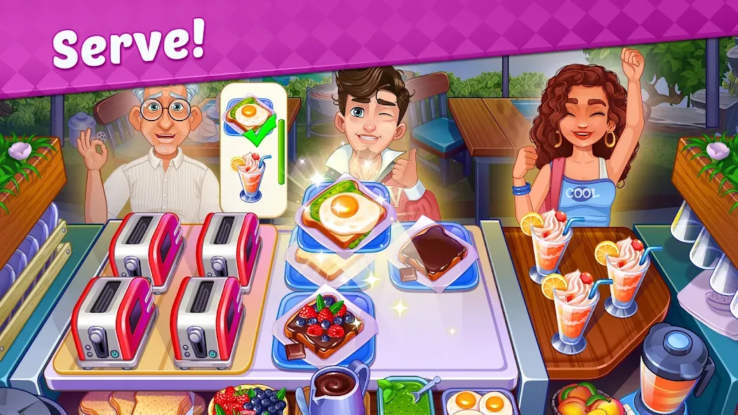 My Cafe Shop : Cooking Games (Мой Кафе Шоп)  [МОД Бесконечные монеты] Screenshot 3